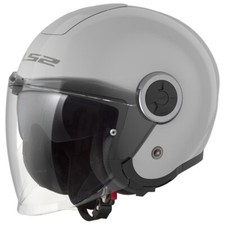 Casco JET LS2 Classy Solid OF620 - Peral Grey  - Doppia Visiera