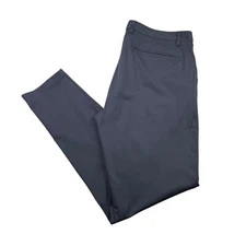 Rhone Men’s Commuter Classic Performance Flat Front Chino Pants Gray • 38x34