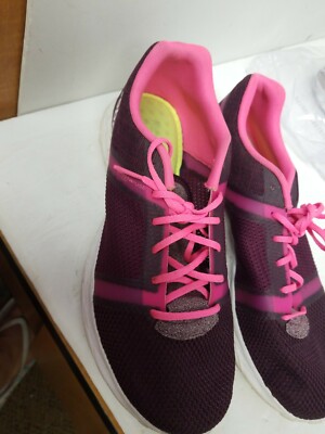 Reebok Women's Sublite Speedpak Mtm Walking Shoe, Pigment Purple/Pink Size 10