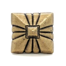 Santa Fe Square Concho Antique Brass 1" 7452-09