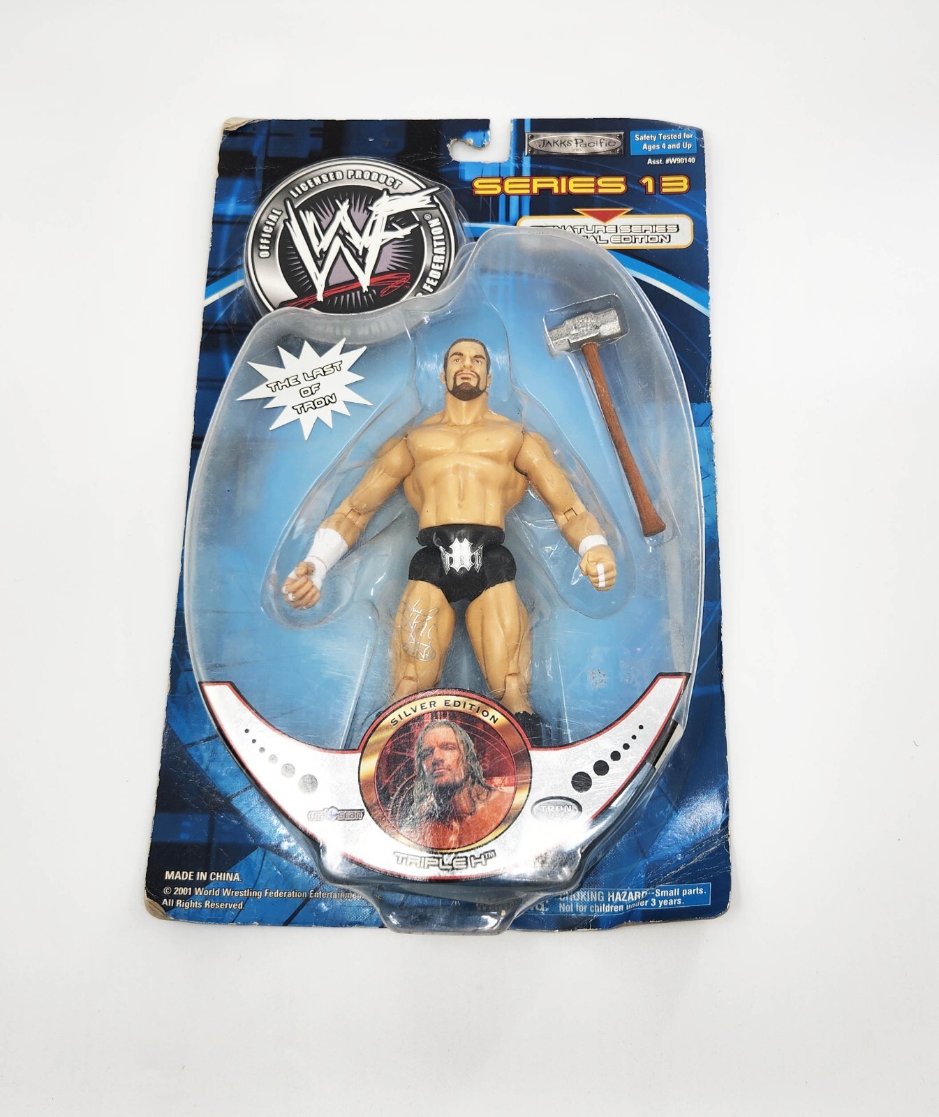 Rare WWF Jakks Pacific Triple H Signature Series 13 Action Figure Brand New