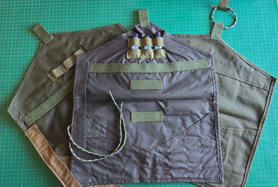 Bushcraft Wild Camping Tarp Bag aus gewachstem Canvas