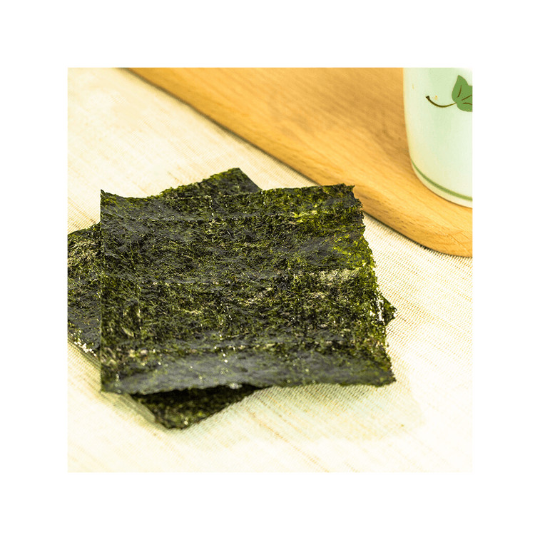 SHIRAKIKU Roasted Nori Seaweed with Antioxidants Rosemary Oil, Non-GMO, 12 Packs