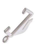 Decorail White Curtain Hooks Rail Track Glider Runners Loop Monorail Free Post