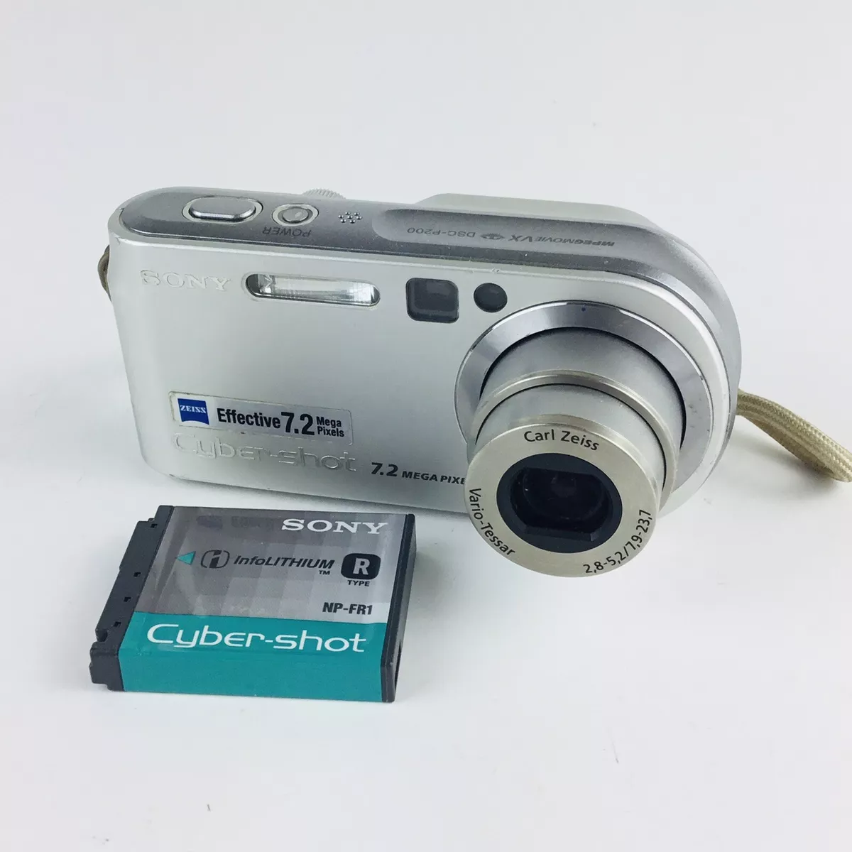 Sony Cyber-shot DSC-P200 7.2MP Digital Camera - Silver