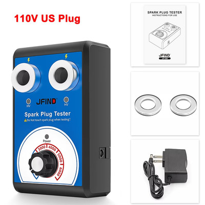 12V Zündkerzentester Doppelloch Auto Motor Zündung Diagnosegerät 0-6000U/min