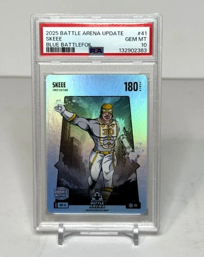 2025 Bo Jackson Battle Arena Update SKEEE Paul Skenes Blue Battlefoil Ice PSA 10