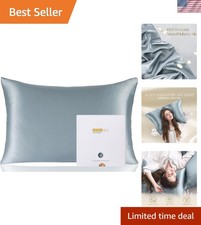 100 Pure Mulberry Silk Pillowcase for Hair and Skin Health,Soft and Smooth,B...