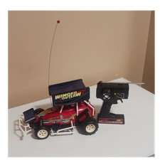 Remco Winged Outlaw Dirt Track Sprint Car Tur...