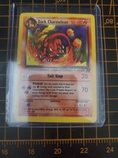 Dark Charmeleon 32/82 Team Rocket Pokemon TCG  Vintage NM With Top Loader