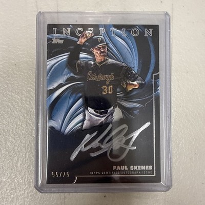 Paul Skenes 2025 Topps Inception Signings Silver Ink Auto /75 Pirates #IS-PS