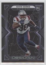 2022 Panini Obsidian Rookies Electric Etch Purple 32/100 Kevin Harris #181 0s55