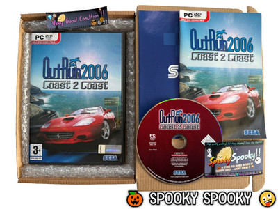 OutRun 2006 Coast 2 Coast PC - sehr guter Zustand CIB mit Ferrarie Case - hochwertige Verpackung