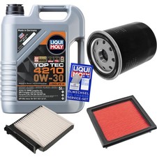 Inspektionspaket 5 L Liqui Moly Top Tec 4210 0W-30 für Nissan Note 1.4 Micra III