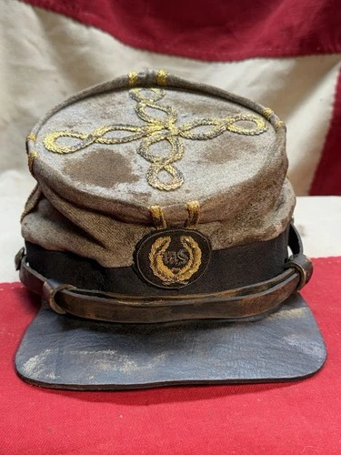Auth. Civil War Confederate CSA Medical Officer’s Kepi Hat Cap, (c. 1861–1865)