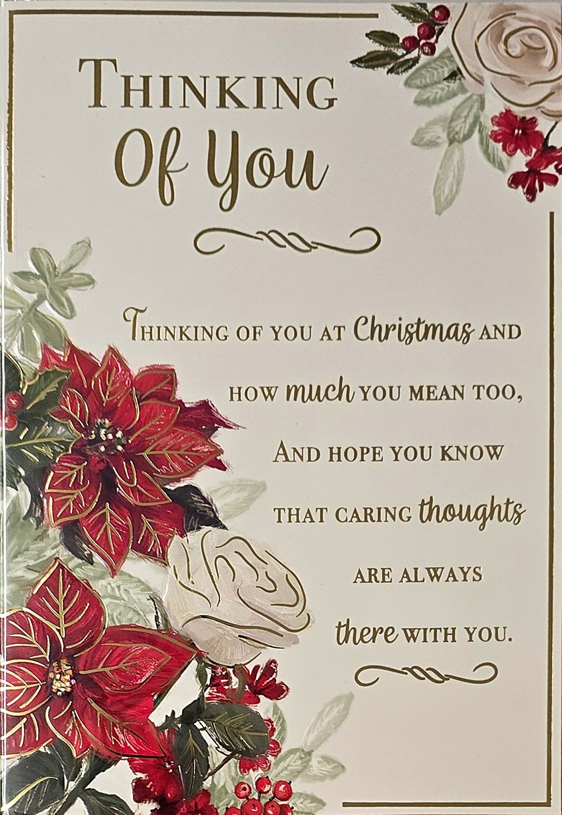 Thinking of You at Christmas Card Those Who Care are Always There
