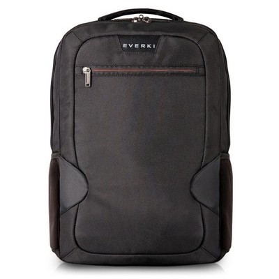 Spacious Black 14L Laptop Backpack Water Resistant Ergonomic Travel Bag