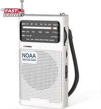 Goodes NOAA Weather Radio, AM FM NOAA Emergency Radio Portable with Best Recepti