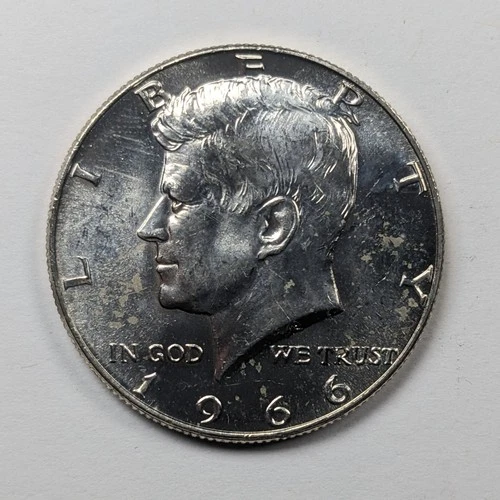 1966 Kennedy Silver Half Dollar Unc