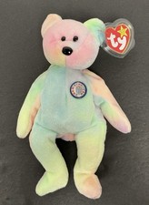 Ty Beanie Baby Retired Original Birthday Bear with Tags 1999