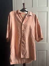 Tommy Bahama 100 Silk Men s Button Down Short Sleeve Textured