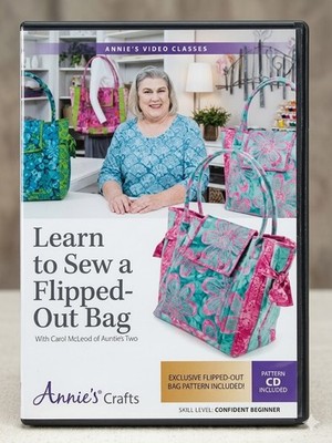 LEARN TO SEW A FLIPPED-OUT BAG - Annie's Crafts DVD NEW/SEALED