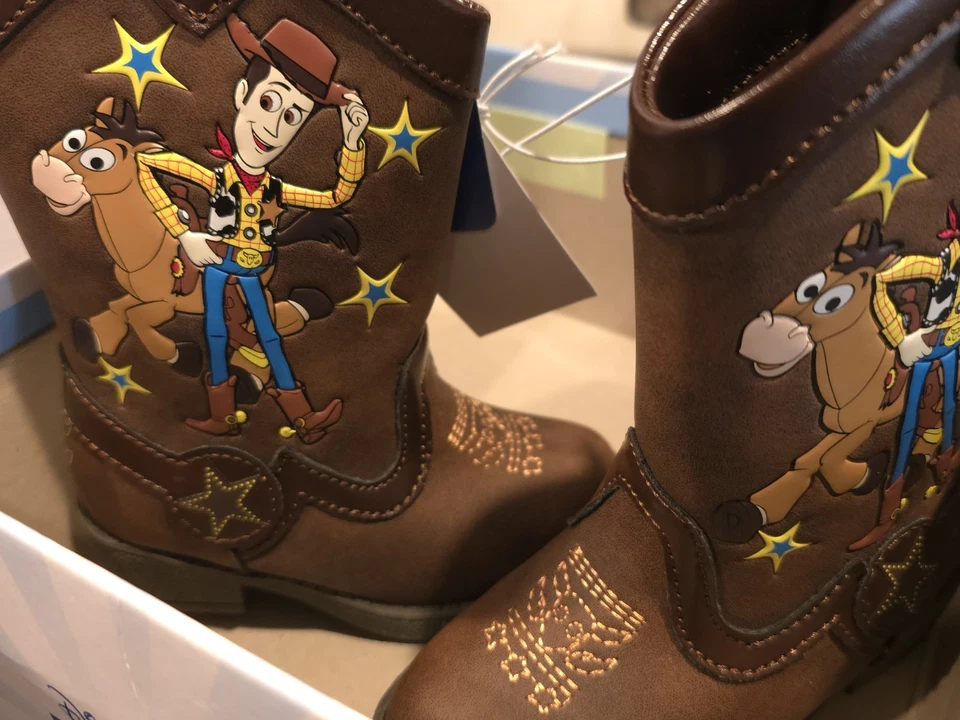 Kids Disney Pixar Toy Story Cowboy Boots Holiday Gift Size 5 - Image 3 of 3