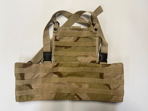 NEW SDS RACK Load Bearing Vest Chest Rig w/ Bib Desert DCU Ranger FSBE ...