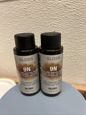 Rusk Deep Shine 9N Very Light Natural Blonde Demi-Permanent Color 2 fl oz 2PACK