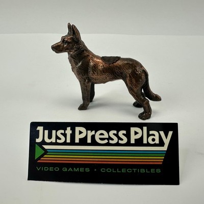Vintage Cast Iron Bronze German Shepherd Dog Souvenier 3'' x 4'' San Francisco