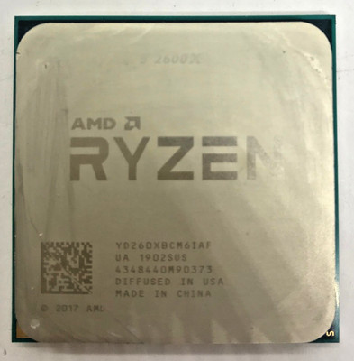 AMD RYZEN 5 2600X YD260XBCM6IAF - Six Core - 3.4GHz - Socket AM4 #1738