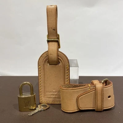 Louis Vuitton Étiquette Nom Pour Valise De Voyage, Cadenas 314, Lot De 2 - Photo 1/4