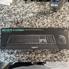 Logitech MX Keys S Combo Wireless Bluetooth Keyboard Set - Graphite
