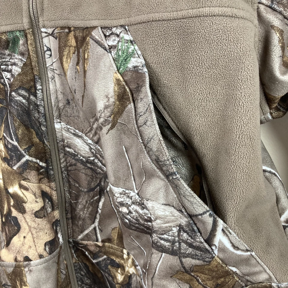 Red Head Realtree Camo Jacket Men 2XL Vintage Fleece Hunting Waterproof Full Zip - Image 4 of 4