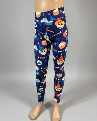 Mädchen Party Affen Design süße Leggings, Auswahl an Kindergrößen, nagelneu!