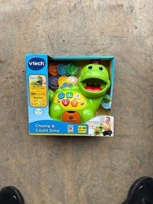 VTech Chomp & Count Dino Colors Counting Shapes Songs Toddler Learning Toy New