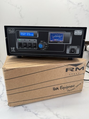 RM BLA350 300W Solid State HF Base Amplifier (1.5–30 MHz) Boxed Wi Inst Roob - Zdjęcie 16 z 24