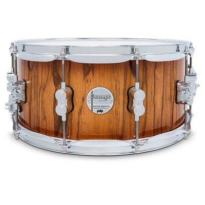 PDP by DW Concept Maple Exotic Snare Drum  14 x 6.5 in. Black Limba