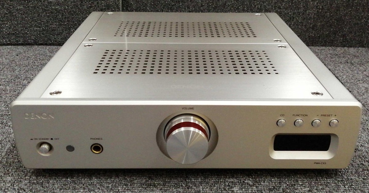 DENON ＰＭＡ－ＣＸ３ DENON PMA-CX3 Pre-main Amplifier w/ Cable Works Tested from JP