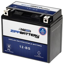 YTX12-BS 12V 180 CCA AGM   Maintenance-Free 10Ah Battery for ATV, Motorcycle,...