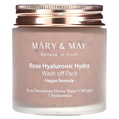 Rose Hyaluronic Hydra, Wash Off Pack, 4.4 oz (125 g)