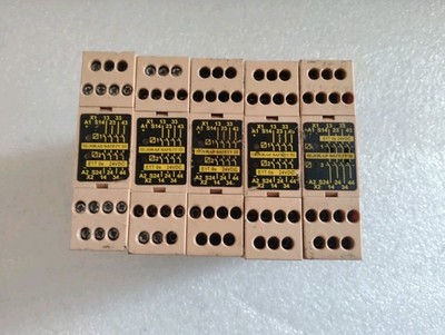 Jokab Safety E1T-0S-24VDC Safety Expansion Relay Lots Of 5 Pcs Tested Ok