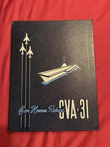 USS BON HOMME RICHARD CVA-31 1961 WESTPAC CRUISE BOOK  History Yearbook
