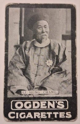 1901 OGDEN'S CIGARETTE CARD 'LI HUNG CHANG' CHINESE DIPLOMAT VINTAGE TOBACCIANA