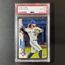 Bo Bichette 2020 Topps Series 1 Rookie Card PSA 10 Blue Jays Baseball