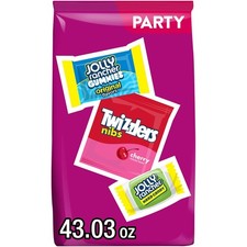 JOLLY RANCHER and TWIZZLERS Assorted Fruit Flavored Candy 43.03 oz Bulk Bag