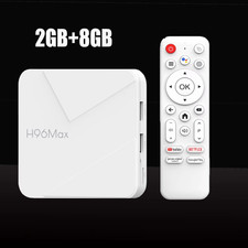 H96 Android 14 TV BOX RK3518 4K 2.4G 5G Wifi BT 100M Lan 16GB