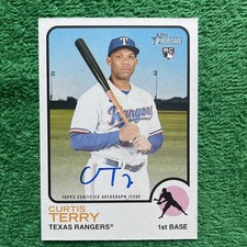 2022 Topps Heritage - Real One Autographs Curtis Terry #ROA-CT (AU, RC)