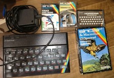Sinclair ZX Spectrum 48K With Games and power pack. instructions 