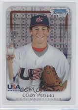 2011 Bowman Chrome USA 18U National Team Refractors X-Fractor Cody Poteet 0b0